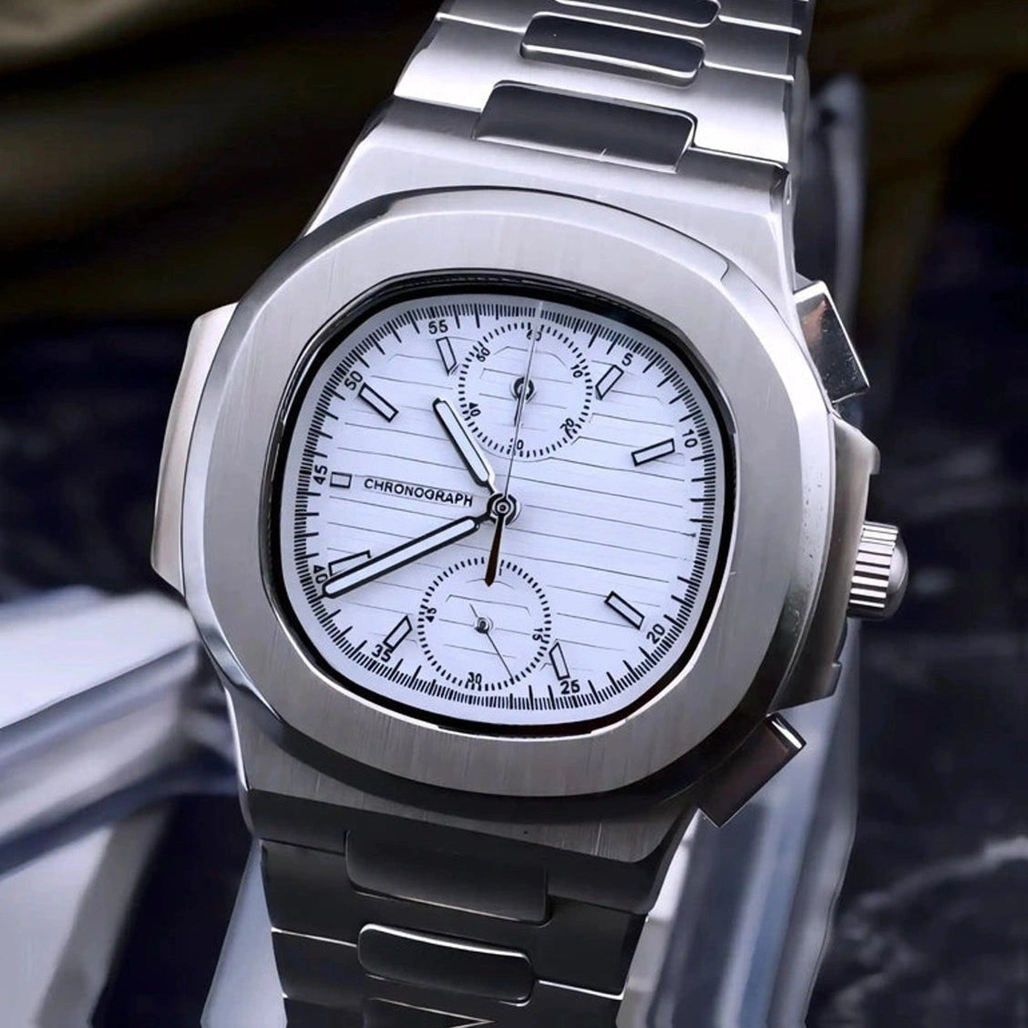 Seikonaut White Chronograph